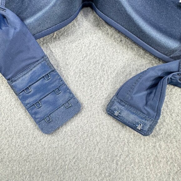 Auden Women's Sz 38C Nursing Bra Lightly Lined Wireless Two Way Straps Blue New - Picture 12 of 14